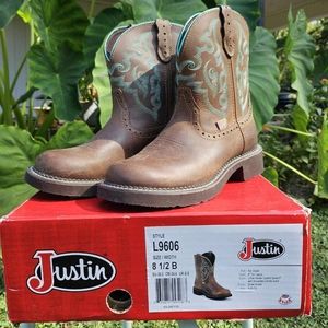 Justin 8" Tan Jaguar Boots